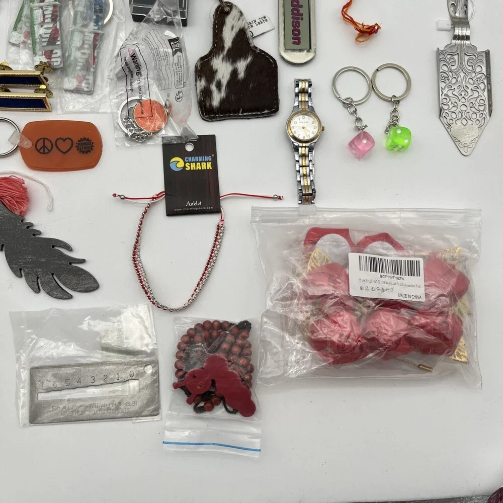 Assorted 50 Pieces Misc Jewelry and Accessories Lot